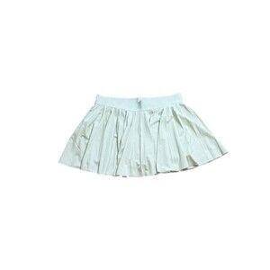 Aritzia TNA Mini Skirt Tennis Mint Green Pleated Sz Large Athleisure Golf Skort